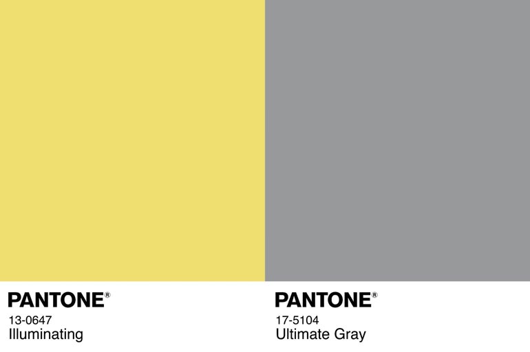 Conheça a cor do ano Pantone 2021: 17-5104 Ultimate Gray + 13-0647 Illuminating